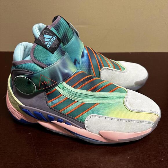 Adidas Pharrell Williams Mens Size 12.5 US FV7333 0 To 60 Mid Basketball Shoes - Picture 1 of 6